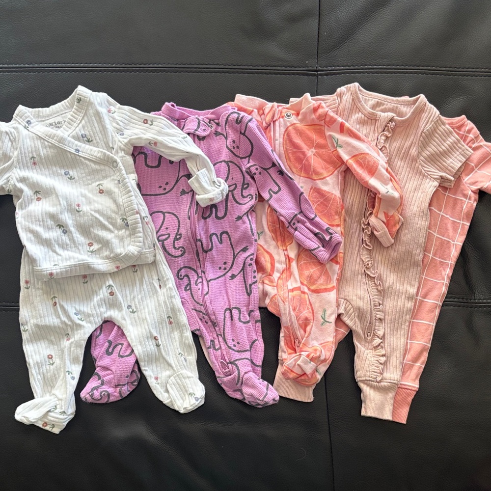 Lot of 5 Newborn Outfits